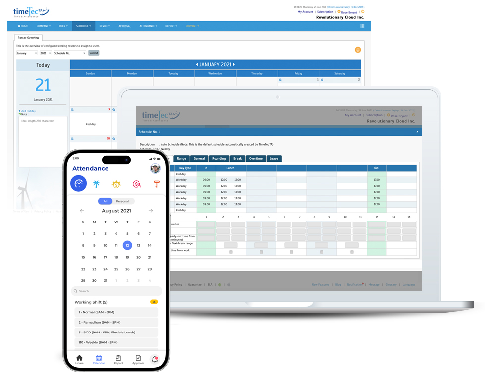 Comprehensive Scheduling and Roster 